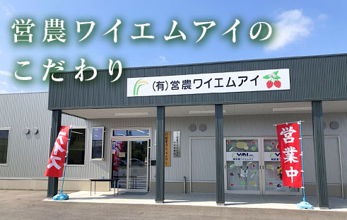営農ワイエムアイのこだわり